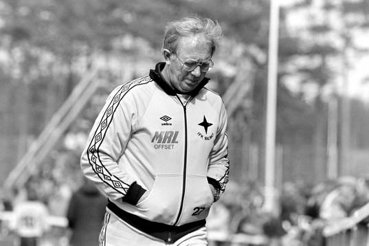 Nils-Åke Sandell, tränare i IFK Malmö