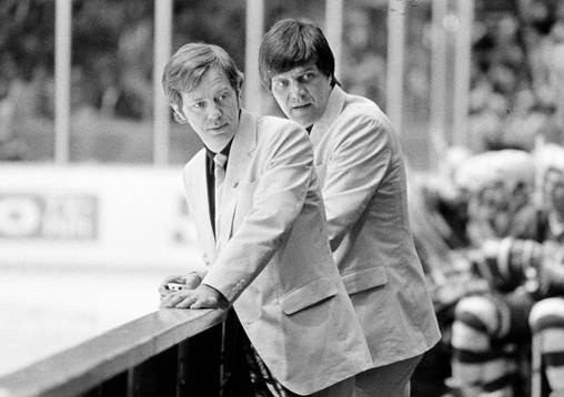 Förbundskapten Bengt Ohlson och assisterande coach