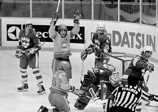Patrik Sundström  och Thomas Steen jublar