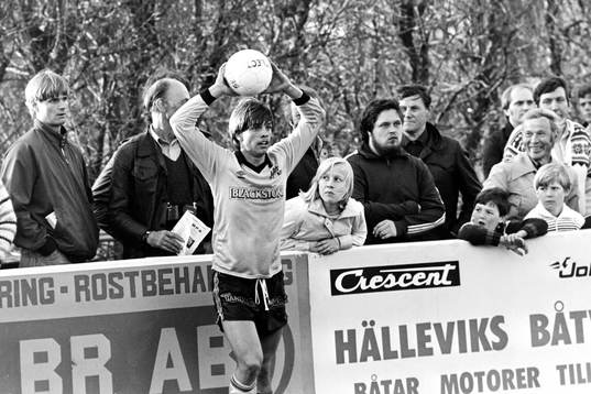 Sven-Olof Bergman, Mjällby med ett inkast