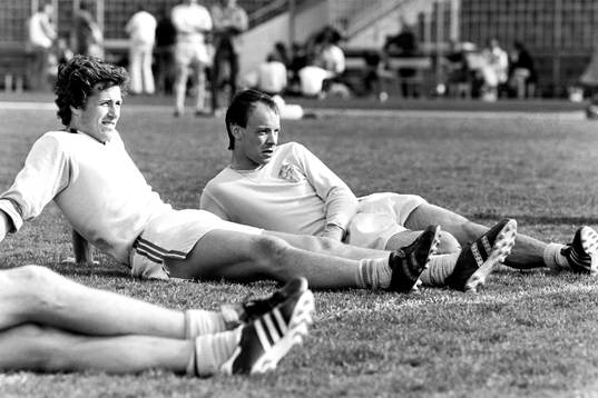 Glenn Hysén och Jan Olsson
