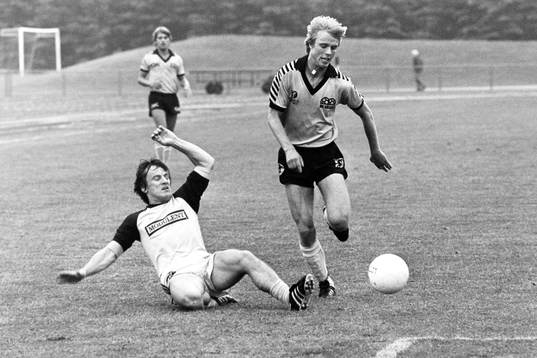 Conny Andersson, Hässleholm med en glidtackling