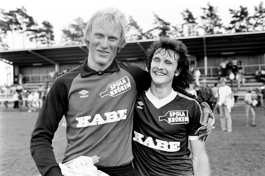 Mikael Tugetam, målvakt och Gary Watson, Jönköping