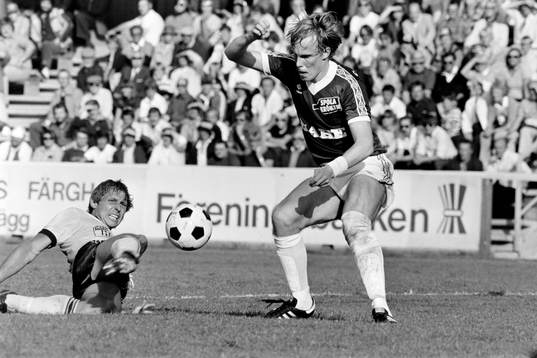 Mjällbys Bo Andersson på marken