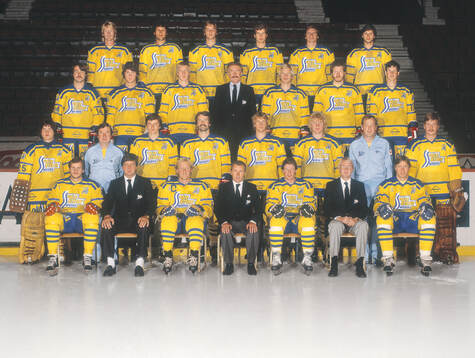 Players and team staff of Sweden pose for a team photo