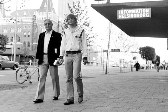 Ingvar Wenehed, ordförande i Helsingborg och Pär-Olof