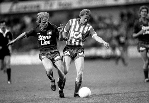 Dan Allbäck, Örgryte och Jerry Carlsson, Göteborg i kamp