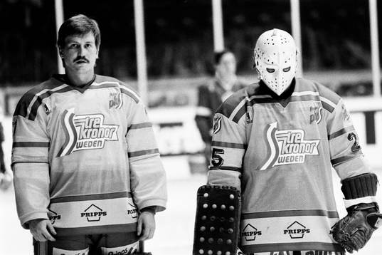 Peter Lindmark och Pelle Lindbergh