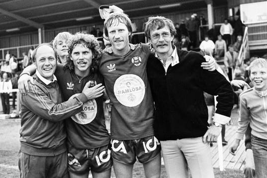 Bertil Hansson, tränare och Lars Bengtsson, lagledare