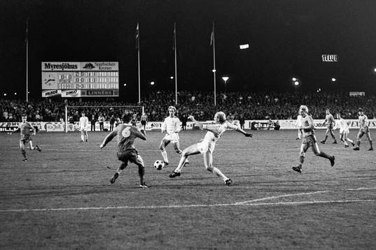 Fotboll, Europacupen, Öster - Bayern München