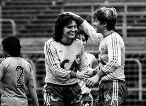 Karin Ödlund och Pia Sundhage, Sverige