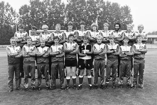 Hässleholms seriesegrande lag med bl.a Kenneth Berg, Mats