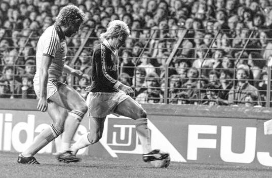 Everton - Notts County: Evertons Alan Biley