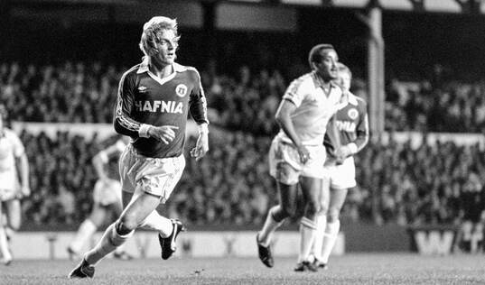 Everton - Notts County: Evertons Alan Biley