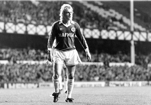 Everton - Notts County: Evertons Alan Biley