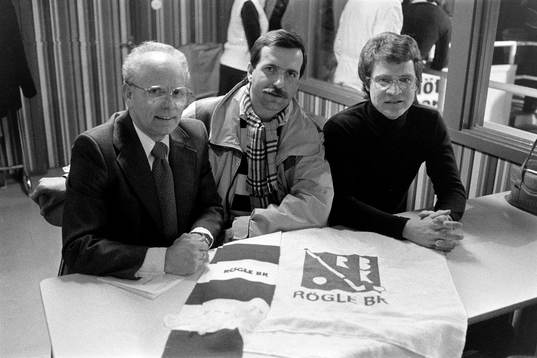 Fr. v ordförande Hilmer Persson, Anders Sundström och