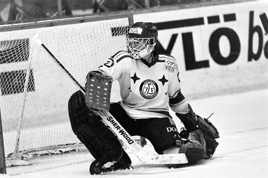 Niklas Holmberg, målvakt i Leksand