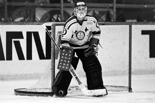 Niklas Holmberg, målvakt i Leksand