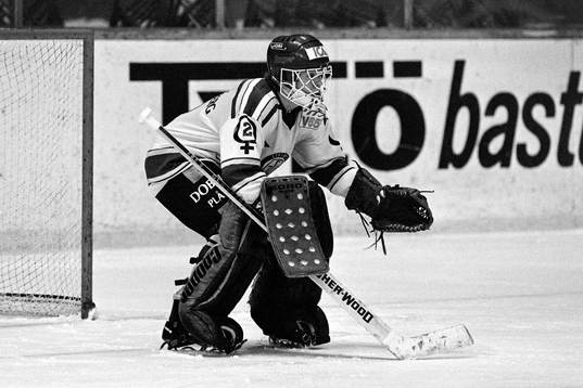 Niklas Holmberg, målvakt i Leksand