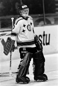 Niklas Holmberg, målvakt i Leksand