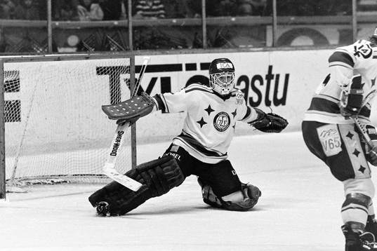 Niklas Holmberg, målvakt i Leksand