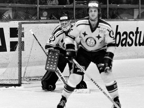 Niklas Holmberg, målvakt i Leksand