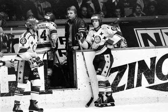 Jonas Bergqvist, Leksand och i bakgrunden Lennart Åhlberg,