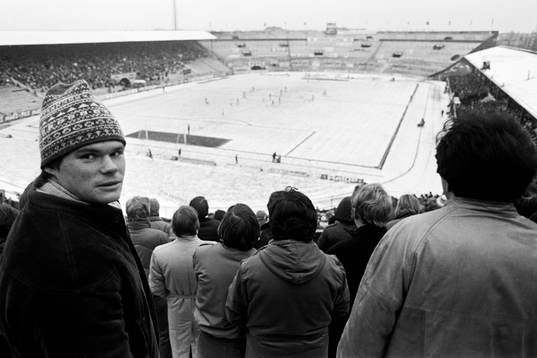 Peter Nilsson på arenan