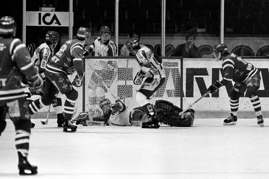 Benny Westblom, målvakt i Frölunda