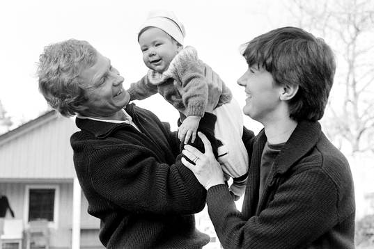 Dan Granqvist med fru Anne och son