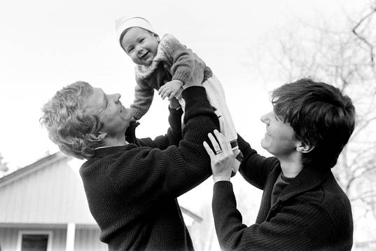 Dan Granqvist med fru Anne och son