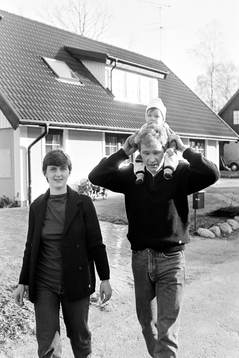 Dan Granqvist med fru Anne och son