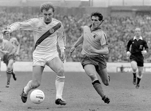 Crystal Palaces Kevin Mabbutt, Watfords Ian Bolton