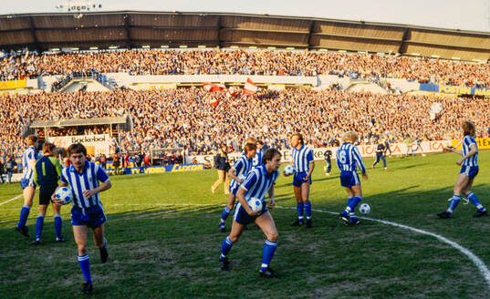 Football, UEFA Cup 1981-1982, Semifinal, match 2, IFK