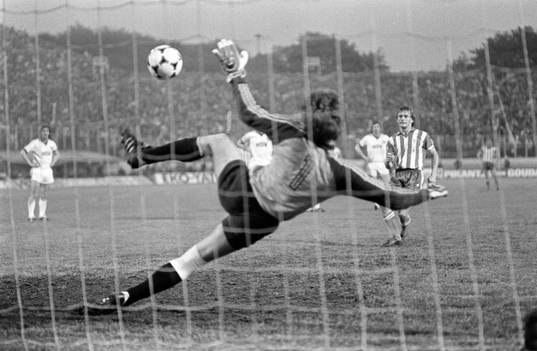 Stig Fredriksson, Göteborg gör 0-3 på en straff