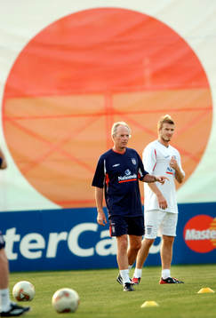 Fotboll, VM, England, Sven Göran Eriksson. Svennis,