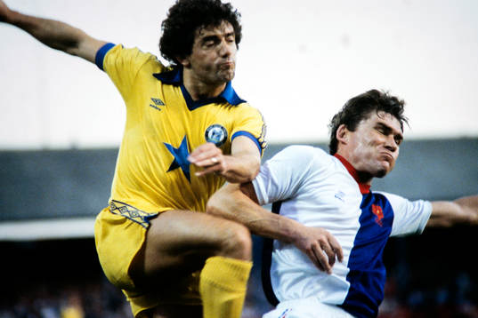 Fotboll, engelsk, League Division One, Blackburn -
