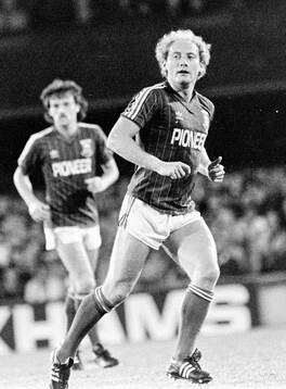Ipswich - Tottenham: Alan Brazil of Ipswich