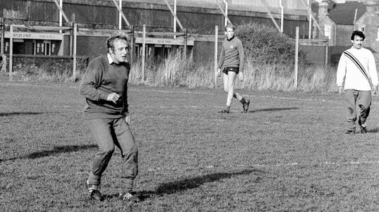 Robert Prytz trial at Stoke City. Training session