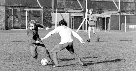 Robert Prytz trial at Stoke City. Training session