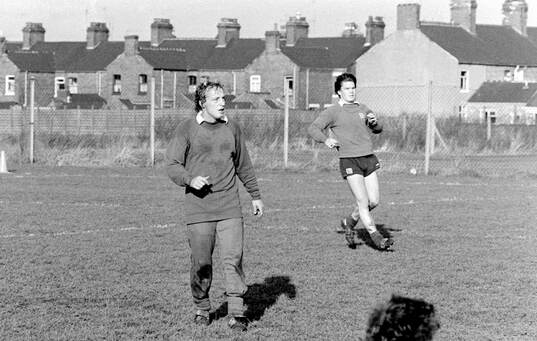 Robert Prytz trial at Stoke City. Training session