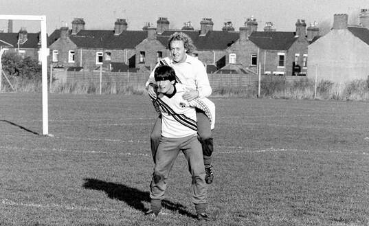 Robert Prytz trial at Stoke City. Training session