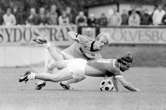 Trelleborgs skyttekung Benny Mårtensson stoppas av