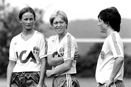 Anette Nicklasson, Helen Johansson och Camilla Andersson,