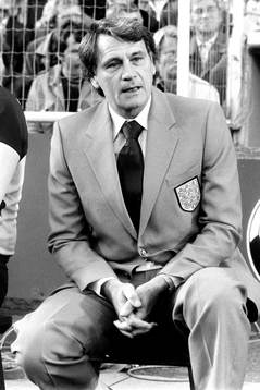 Bobby Robson, förbundskapten i England