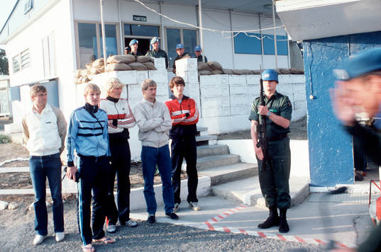 fr v: Bengt Nilsson, Ulf Eriksson, Håkan Sandberg, Lennart