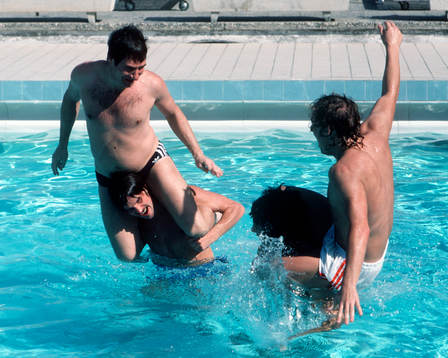Klas Johansson, Robert Prytz och Glenn Hysén fäller