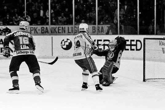 Bo Berglund, Djurgården framför färjestads målvakt