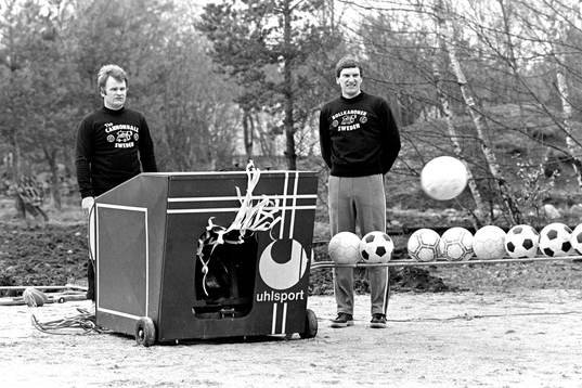 Uno Andersson, konstruktör och Mats Svensson, tränare