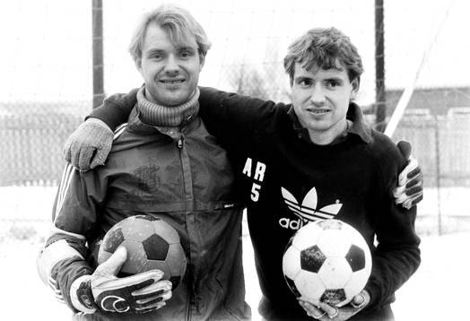 Thomas Ravelli, målvakt och Andreas Ravelli